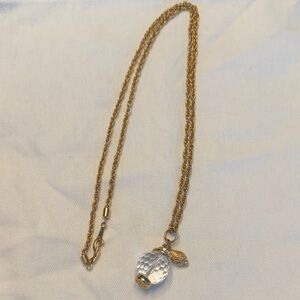 Swarovski Crystal Perfume Atomizer Pendant Necklace